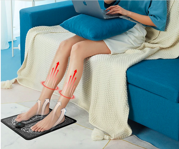 TAPETE MASAJEADOR DE PIES ELECTRODOS USB